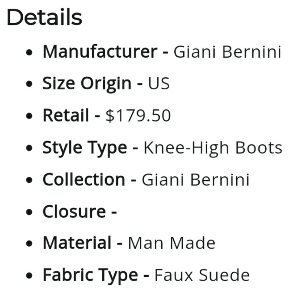 NWOB GIANNI BERNINI MEMORY FOAM KNEE HIGH BOOTS (BURGUNDY) Sz. 7.5M or 9M ..... - Picture 6 of 10